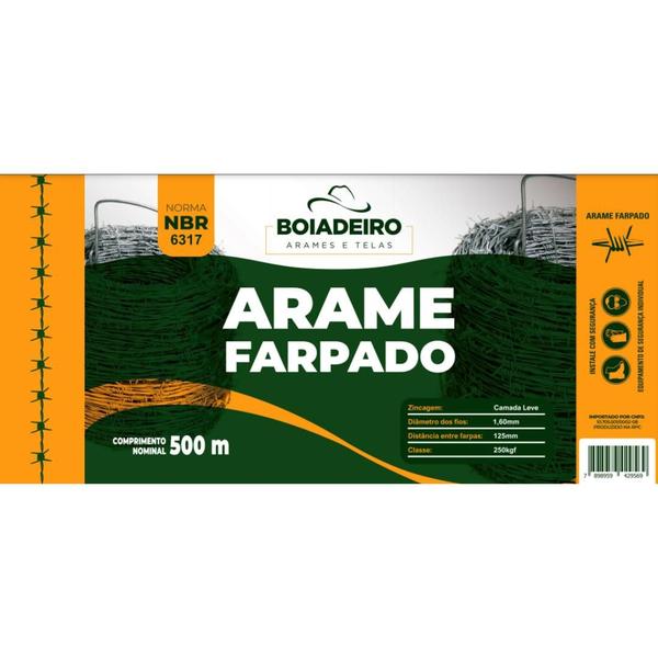 Imagem de Arame Farpado Para Cerca Boiadeiro 500m