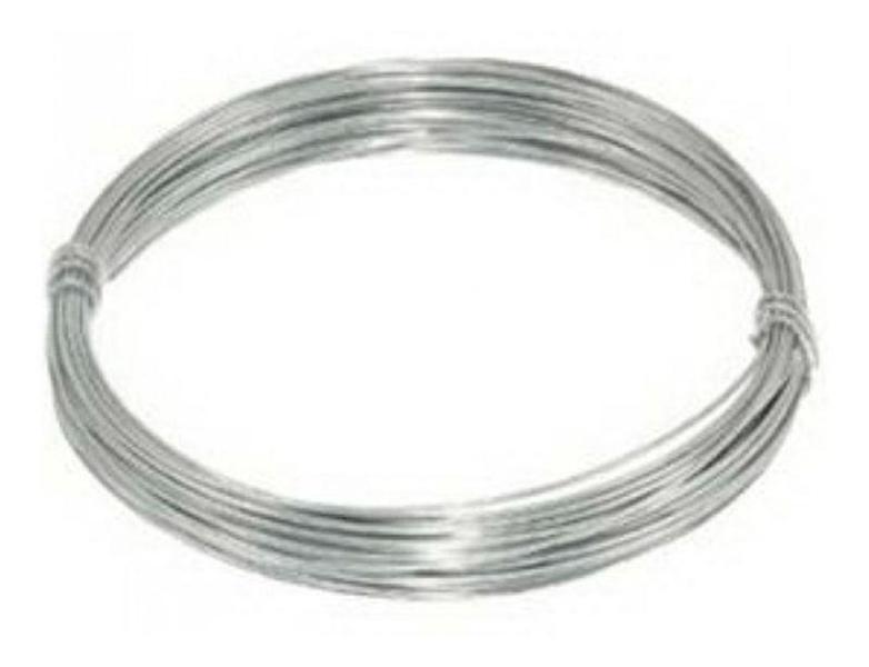 Imagem de Arame galvanizado bwg fio 22 0,71mm rolo 1kg morlan