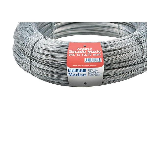 Imagem de Arame Galvanizado Morlan Numero 12 2,77Mm Kg  1022