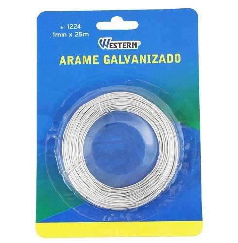 Imagem de Arame galvanizado Western 1mmX25m