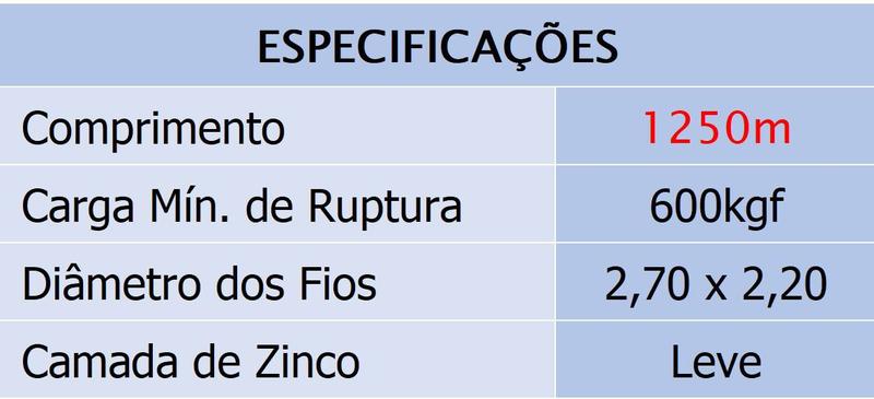 Imagem de Arame Ovalado 1250m 16x14 (2,7 x 2,2mm ) Pantanal Morlan