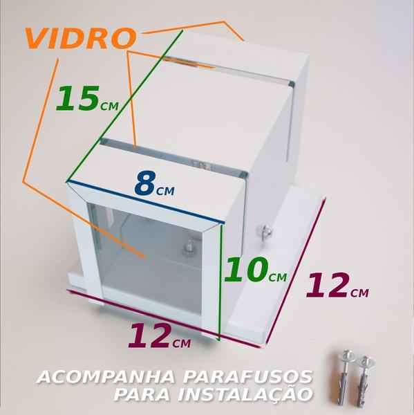 Imagem de Arandela 2 fachos e frisos p/ lâmpada G9 uso interno e externo - luminária preta st419