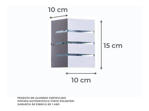 Imagem de Arandela 2 Focos E 3 Friso Parede Muro Externa Ar1513