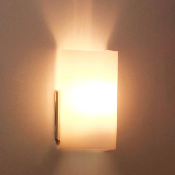 Imagem de Arandela Acrílica Transparente Branca Cabo Abajur Mesa Liga Desliga LED E27