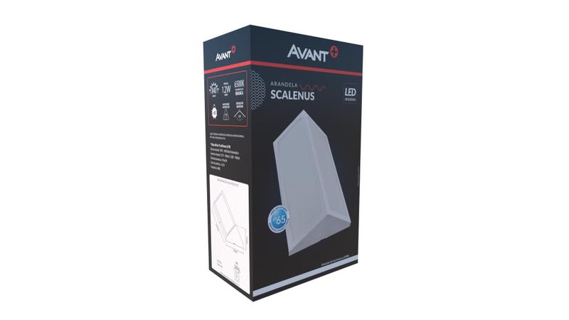 Imagem de Arandela Avant Scalenus Branca LED 12W Bivolt