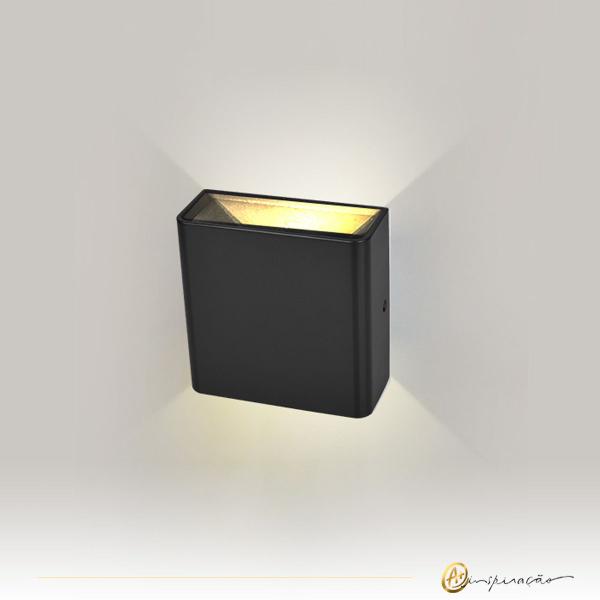 Arandela Basic Moderna Para Área Externa Muro Varanda 3W 3000K IP65 - Opus Imagem de Arandela Basic Moderna Para Área Externa Muro Varanda 3W 3000K IP65