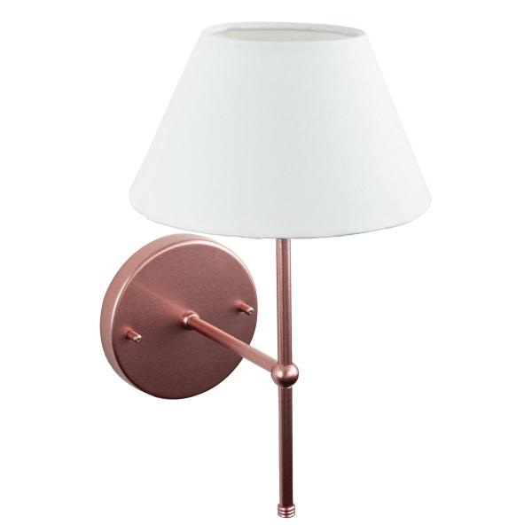 Arandela Clássica Alumínio Bivolt Com Cúpula Algodão Cone Ref 16 - TANGERINA Imagem de Arandela Clássica Alumínio Bivolt Com Cúpula Algodão Cone Ref 16