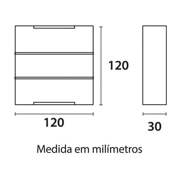 Imagem de Arandela Clean Led Aletada 6W 3.000K Blumenau