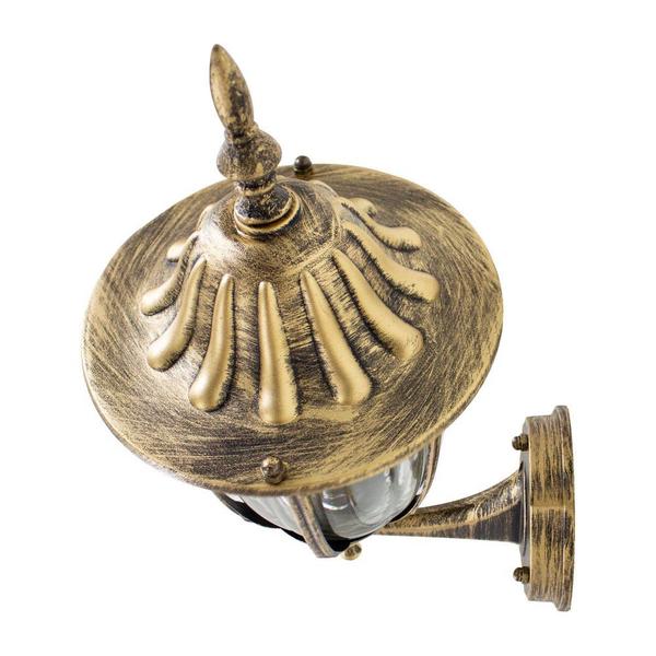 Arandela Colonial Alumínio Ouro Velho E27 Retro St202p - Starlumen Imagem de Arandela Colonial Alumínio Ouro Velho E27 Retro St202p