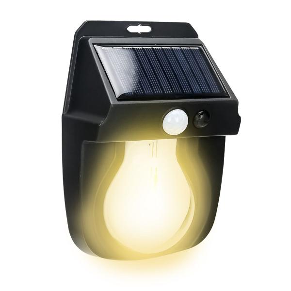 Imagem de Arandela De Parede Com Luz Solar Sensor De Presença Externa