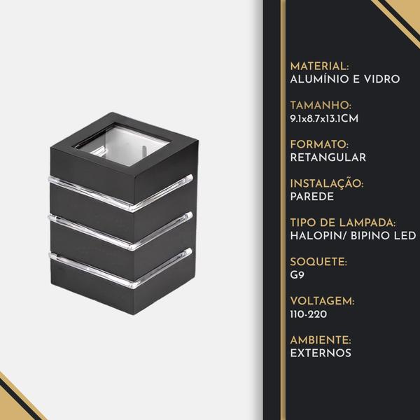 Arandela de Parede Flip 3 Aletas 2 Fachos Preto Fosco Moderna Halopin Slim Germany Imagem de Arandela de Parede Flip 3 Aletas 2 Fachos Preto Fosco Moderna Halopin Slim Germany