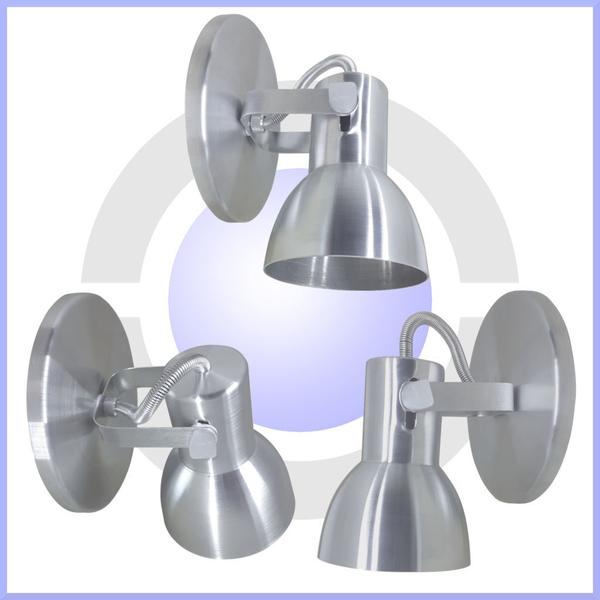 Arandela de Parede Teto Direcionavel com Base em Aluminio Soquete E27 Direcionável - elumens iluminação Imagem de Arandela de Parede Teto Direcionavel com Base em Aluminio Soquete E27 Direcionável