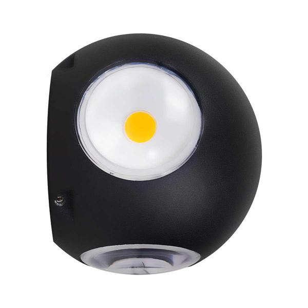 Arandela Decorativa Criativa Tetra LED 12W 3000K Opus Preto ST2486 Imagem de Arandela Decorativa Criativa Tetra LED 12W 3000K Opus Preto ST2486