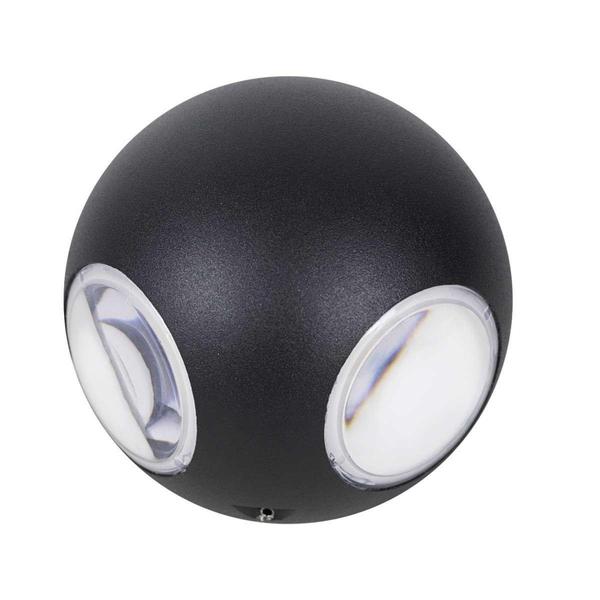Arandela Decorativa Criativa Tetra LED 12W 3000K Opus Preto ST2486 Imagem de Arandela Decorativa Criativa Tetra LED 12W 3000K Opus Preto ST2486