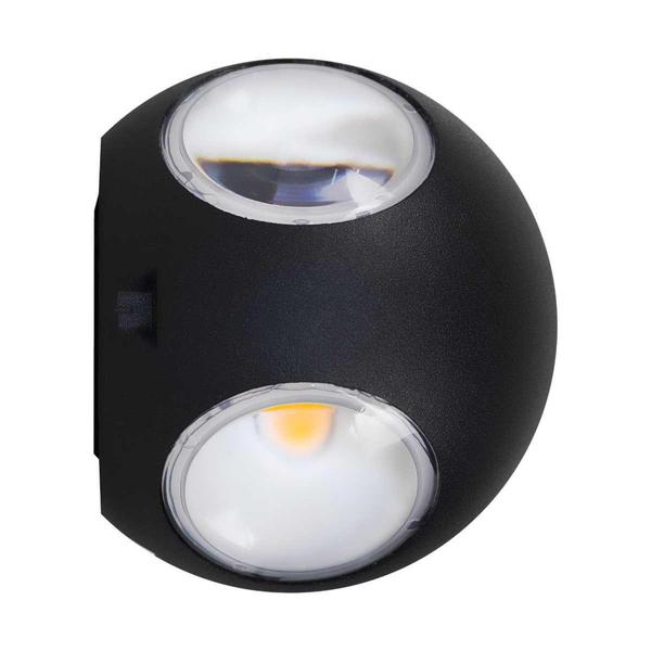 Arandela Decorativa Criativa Tetra LED 12W 3000K Opus Preto ST2486 Imagem de Arandela Decorativa Criativa Tetra LED 12W 3000K Opus Preto ST2486