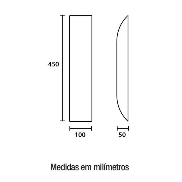 Imagem de Arandela LED 4 Lâmpadas 60W G9 IP54 - Aço e Vidro