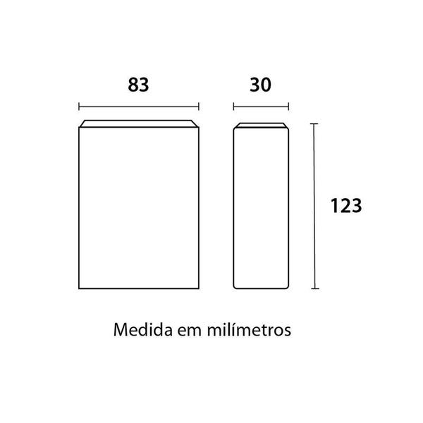 Imagem de Arandela Led Blumenau Mince 4W 3000K Bivolt