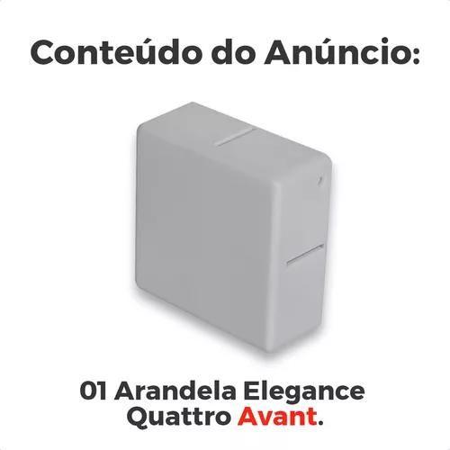 Imagem de Arandela led elegance quatro interna branca  am 3000k 6w