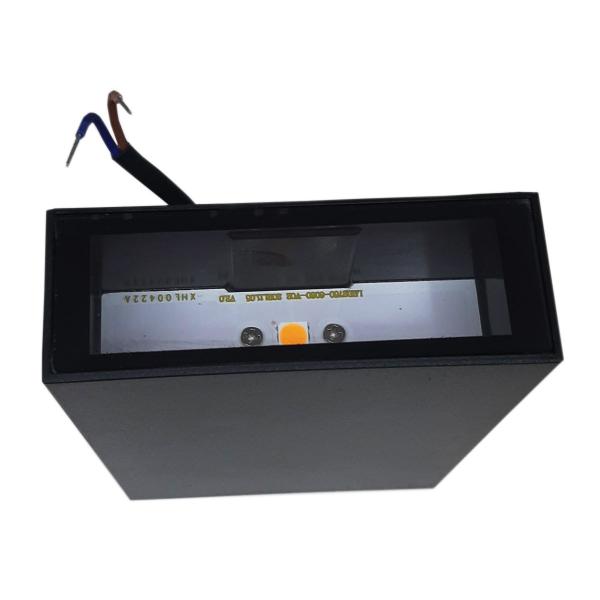 Imagem de Arandela Led Elgin Duo Slim 2 Fachos Ip65 Preta Bivolt