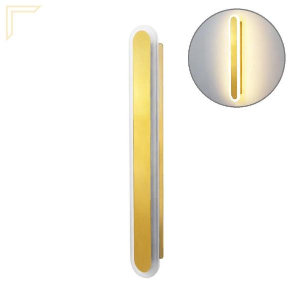 Imagem de Arandela Linear Dourado Acrilico 40 Cm Led Lavabo Lup99