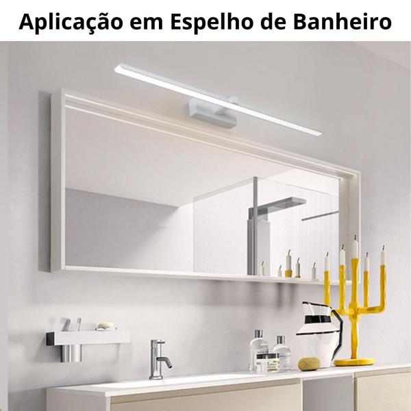 Imagem de Arandela Luminária De Espelho Aquila 12W Branca Led Opus