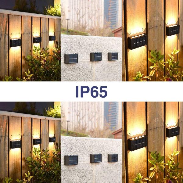 Arandela Luminária Lâmpada Led Parede Sensor Solar Gold Sand Imagem de Arandela Luminária Lâmpada Led Parede Sensor Solar Gold Sand