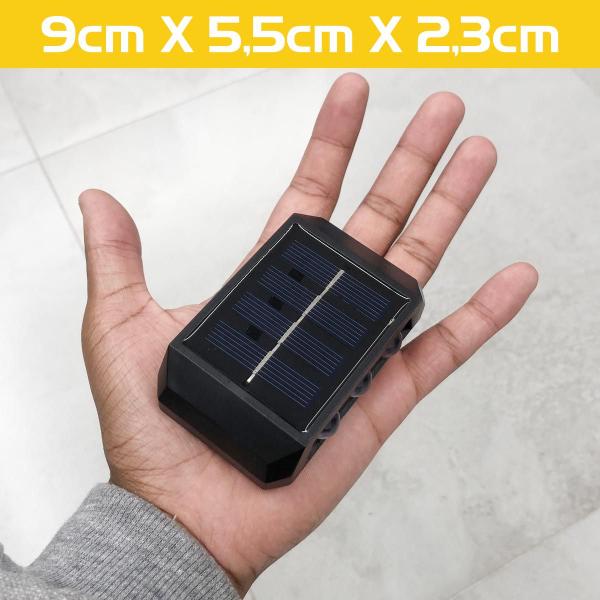 Arandela Luminária Lâmpada Led Parede Sensor Solar Gold Sand Imagem de Arandela Luminária Lâmpada Led Parede Sensor Solar Gold Sand