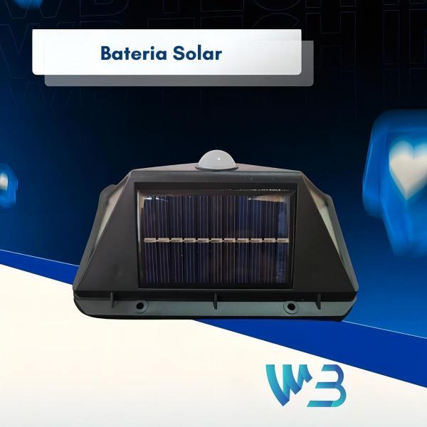 Imagem de Arandela Luminária Led Energia Solar Fácil Instalação Automa