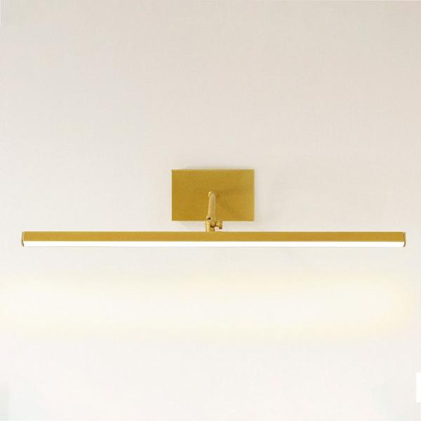 Imagem de Arandela Luminária Quadro Espelho LED 3000K Dourado 110V