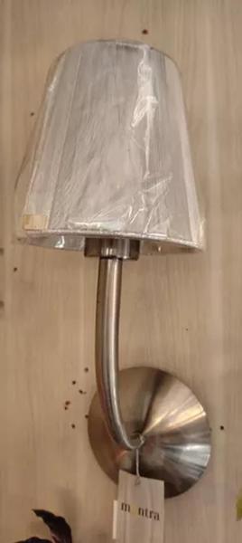 Imagem de Arandela Modern 1 Lamp. E27 / Cromado, Bege - Ref: 2112