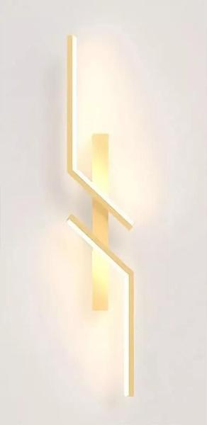 Imagem de Arandela Moderna Dourado 60cm Led 8W 3000K Bivolt 14588-PL