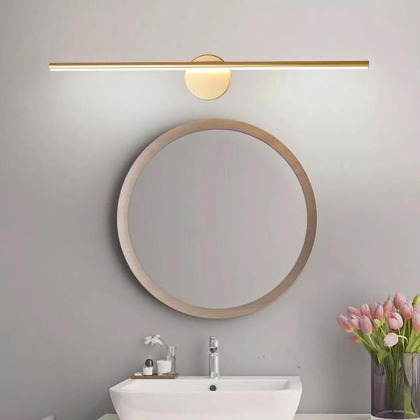 Imagem de Arandela Moderna Linear Dourado 80cm Led 8W 3000K Bivolt 14552-PL