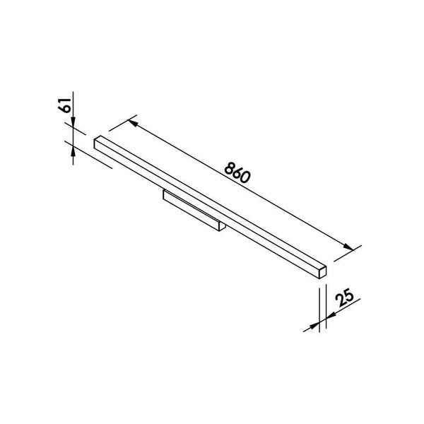 Imagem de Arandela Newline Fit Led 646 86cm Bivolt