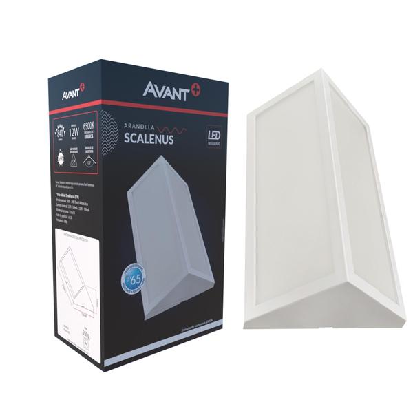 Imagem de Arandela Parede Externa 12W Scalenus Branco Frio 6500K