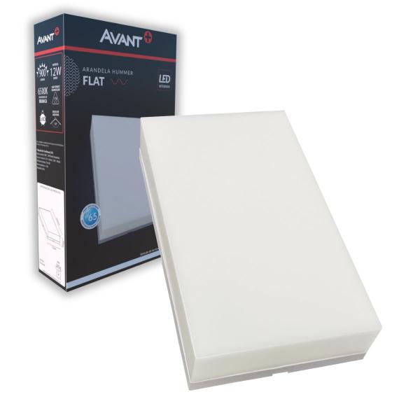 Imagem de Arandela Parede Externa Led Flat 12w Branco Frio 6500k Ip65 Avant