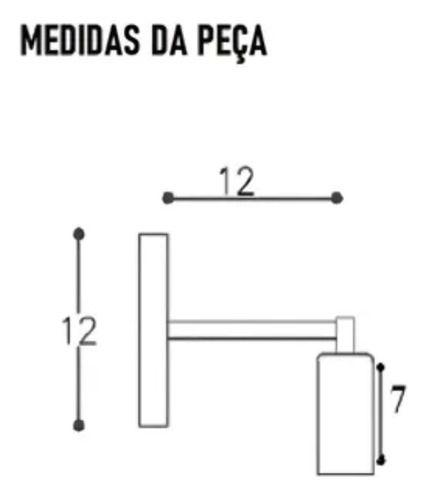 Imagem de Arandela Parede Interna Cabeceira Quarto Banheiro Retro E27