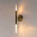 Arandela Petra Dourada LED 6W Cristal Bella Iluminação OC004M St1965 Imagem de Arandela Petra Dourada LED 6W Cristal Bella Iluminação OC004M St1965