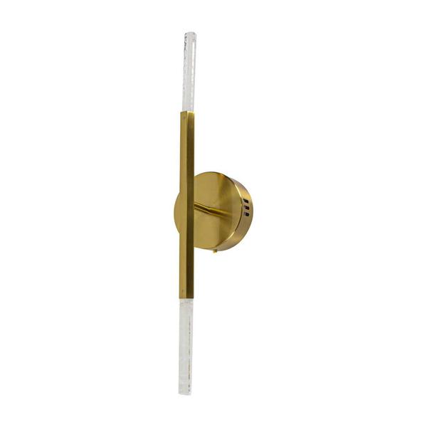 Arandela Petra Dourada LED 6W Cristal Bella Iluminação OC004M St1965 Imagem de Arandela Petra Dourada LED 6W Cristal Bella Iluminação OC004M St1965