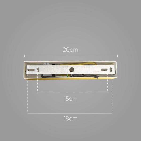 Imagem de Arandela/plafon Aruna Ouro Ambar ZR095 80cm + 3X LED G9 BQ Starlux ST2619