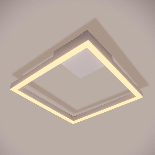 Imagem de Arandela Plafon Fit Led 33,6w 41x41cm 3000k Aluminio Branca St1285