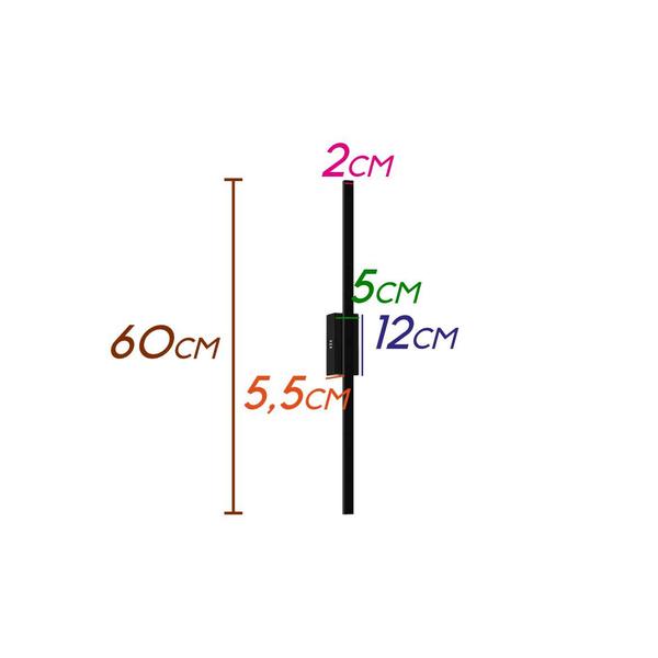 Imagem de Arandela Plafon Tec 60cm LED 10W Bella Gd011SB ST2499