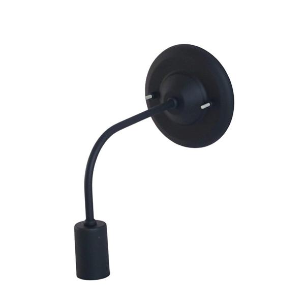 Arandela Retrô 1 Lâmpada Emalustres Preto Imagem de Arandela Retrô 1 Lâmpada Emalustres Preto