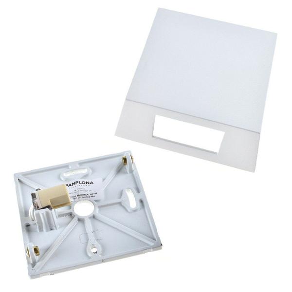 Arandela Slim 2 Fachos de Luz 1xG9 Branco Fosco - Germany Imagem de Arandela Slim 2 Fachos de Luz 1xG9 Branco Fosco - Germany