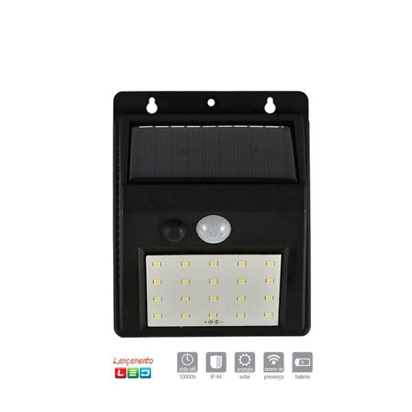 Imagem de Arandela Solar Taschibra Sunshine As1 Led 2W 6500K