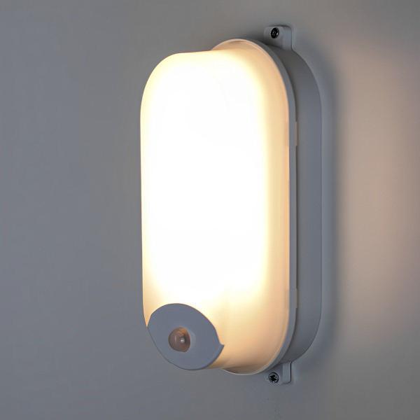 Imagem de Arandela Tartaruga Led Taschibra Force Com Sensor de Presença 5W IP65 Uso Externo Bivolt