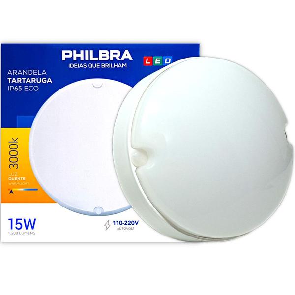 Imagem de Arandela Tartaruga Sobrepor LED 15W Prova D'água IP65 3000k