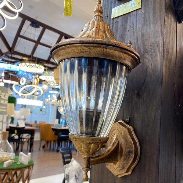 Arandela Tupiara York2 Dourado Jat 1 Lamp E27 1101 Ov - Casa Chafariz Imagem de Arandela Tupiara York2 Dourado Jat 1 Lamp E27 1101 Ov
