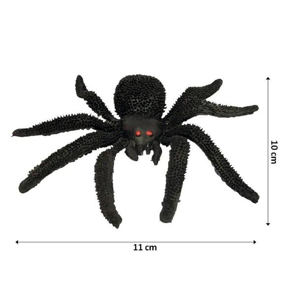 Imagem de Aranha Caranguejeira Borracha Brinquedo Halloween