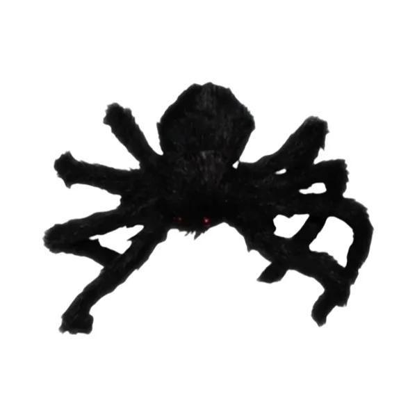 Imagem de Aranha de Pelúcia Gigante para Decoração de Halloween - Adereço para Festa e Brincadeiras