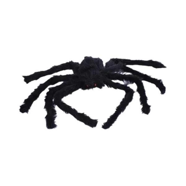 Imagem de Aranha de Pelúcia Gigante para Halloween - Decoração de Festa e Adereço para Exterior